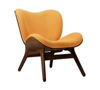 A Conversation Piece Armchair Dark Oak/Tangerine