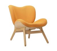 A Conversation Piece Armchair Oak/Tangerine