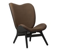 A Conversation Piece High Armchair Black Oak/Mocca