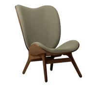 A Conversation Piece High Armchair Dark Oak/Morning Meadows