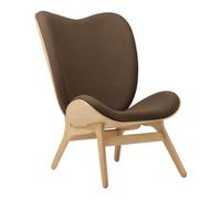 A Conversation Piece High Armchair Oak/Mocca