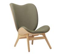 A Conversation Piece High Armchair Oak/Morning Meadows