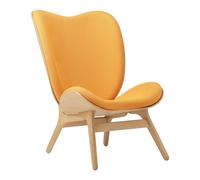 A Conversation Piece High Armchair Oak/Tangerine