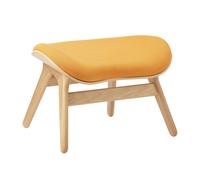 A Conversation Piece Ottoman Oak/Tangerine