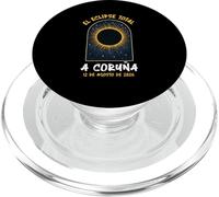 A Coruna Espana Spain Solar Eclipse Totality August 12, 2026 PopSockets PopGrip for MagSafe
