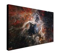 A Cosmic Tarantula by NASA James Webb Telescope - Wrapped Framed Canvas Wall Art (A1 [81cm x 61cm])