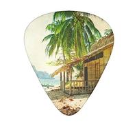 A Cottage by The Sea Printed Guitar Picks Personalized Guitar Plectrums 12 Pcs For Acoustic Guitar Electric Guitar And Bass Bulk Guitar Pick One Size