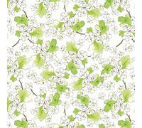 A Country Walk by Debbie Shore Organic Cotton Prints Fabric by 1 Metre Pre Cut 44'' Wide 100% Cotton Craft Fabric Material for Quilting, Dressmaking (Blossom Off White, 1 Metre)