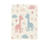 A Couple Of Cute Little Giraffes Car Air Freshener Aromatherapy Tablets Hanging Scented Cards for Rooms Bathrooms Wardrobe Square
