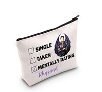 A Court of Thorns and Roses Gift Single Taken Mentally Dating Rhysand Makeup Bag ACOTAR Fan Cosmetic Bag Bookish Gift Zipper Travel Bag (Mentally Dating Rhysand)