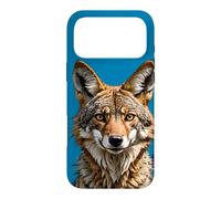 A Coyote Surrounded By Spring Meadow Wildflowers Case for iPhone 17 Pro Max