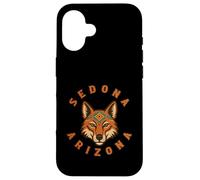 A Coyote With Indigenous Pattern Sedona Arizona Native Case for iPhone 16