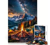 A Cozy Campfire Scene 1000 Piece Puzzle For Adults Brain Calisthen Tight Joint Hard Challenge Game Night (50x75cm)