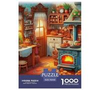 A Cozy Kitchen 1000 Piece Jigsaw Puzzle for Adults Educational Game A Cozy Room Family Puzzle Game Birthday Gifts for Decompression And Wall Decor70x50cm/1000pcs