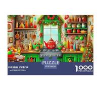 A Cozy Kitchen 1000 Piece Jigsaw Puzzle for Adults Educational Game Challenge Toy A Cozy Room Challenge High Difficulty Beautiful Decoration Puzzle38x26cm/1000pcs