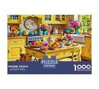 A Cozy Kitchen Jigsaw Puzzles for Adults 1000 Piece Educational Game A Cozy Room Challenge High Difficulty Beautiful Decoration Puzzle38x26cm/1000pcs