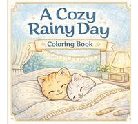 A Cozy Rainy Day Coloring Book: Cute & Cozy Cat Scenes to Color and Relax