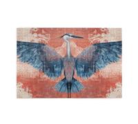 A Crane Spreading Its Wings 1000 Piece Jigsaw Puzzles For Adults Wooden Puzzles For Adults Gifts Home Decor