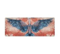 A Crane Spreading Its Wings Mouse Pad In Big Extended Non-Slip Rubber Base Mousepad With Stitched Edges Gaming Pc Desktop Large Mouse Pad 11.8x31.5