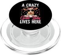A Crazy Goat Lady Lives Here PopSockets PopGrip for MagSafe
