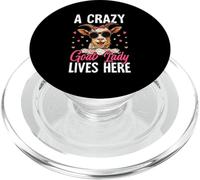 A Crazy Goat Lady Lives Here PopSockets PopGrip for MagSafe