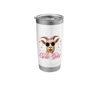 A Crazy Goat Lady Lives Here Stainless Steel Insulated Tumbler