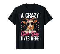 A Crazy Goat Lady Lives Here T-Shirt