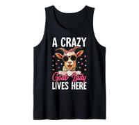A Crazy Goat Lady Lives Here Tank Top