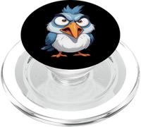 A Crazy Grumpy Bird - Funny Comic Art 1 - Fan Fun PopSockets PopGrip for MagSafe