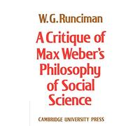 A Critique of Max Weber's Philosophy of Social Science