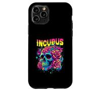 A Crow Left Skull Morning And Flower Incubus View Halloween Case for iPhone 11 Pro