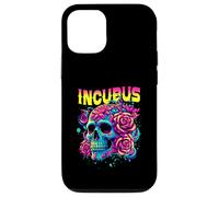 A Crow Left Skull Morning And Flower Incubus View Halloween Case for iPhone 12/12 Pro