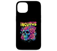 A Crow Left Skull Morning And Flower Incubus View Halloween Case for iPhone 13