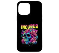 A Crow Left Skull Morning And Flower Incubus View Halloween Case for iPhone 13 Pro Max