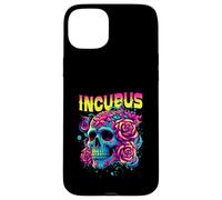 A Crow Left Skull Morning And Flower Incubus View Halloween Case for iPhone 15 Plus