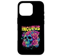 A Crow Left Skull Morning And Flower Incubus View Halloween Case for iPhone 16 Pro