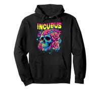 A Crow Left Skull Morning And Flower Incubus View Halloween Pullover Hoodie