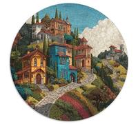 A Cul De Sac with Beautiful Houses,Rätsel Für Erwachsene 1000pcs (67.5x67.5cm),Herausforderungsspiele