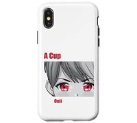 A Cup is just fine, With Onii close your eyes Sexy Anime Case for iPhone X/XS
