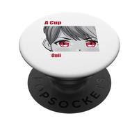A Cup is just fine, With Onii close your eyes Sexy Anime PopSockets Adhesive PopGrip