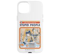 A Cure For Stupid Sarcastic Retro Vintage Funny Adult Humor Case for iPhone 15 Plus
