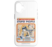 A Cure For Stupid Sarcastic Retro Vintage Funny Adult Humor Case for iPhone 16 Plus