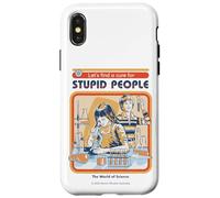 A Cure For Stupid Sarcastic Retro Vintage Funny Adult Humor Case for iPhone X/XS