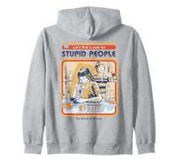 A Cure For Stupid Sarcastic Retro Vintage Funny Adult Humor Zip Hoodie