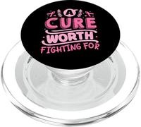 A Cure Worth Fighting For | Breast Cancer PopSockets PopGrip for MagSafe