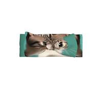 A curious cat Printed headband, bow headband for girls, gift, can keep warm