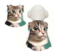 A curious cat S Pet Apparel for Small Dogs-Cute Summer Outfit for Puppy, Soft Breathable Pet Clothes for Cat