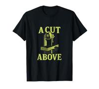A Cut Above Carpenter Band Saw Woodworking Graphic T-Shirt