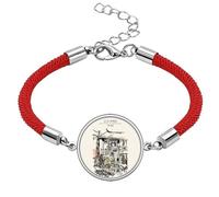 A Cute Alley in Dali of China Lucky Red String Bracelet Rope Bracelet Handmade