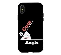 A Cute Angle Math Geometry Teacher Funny Algebra Math Club Case for iPhone X/XS